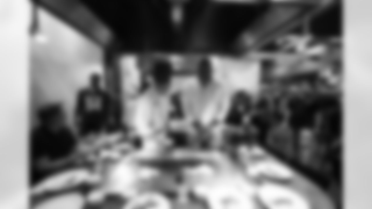 The Arizona Cardinals host veterans, members from the Pat Tillman Foundation, Civics leaders, and TAPS members at Benihana to honor those who serve on Monday, Nov. 10, 2025 in Tempe, AZ.