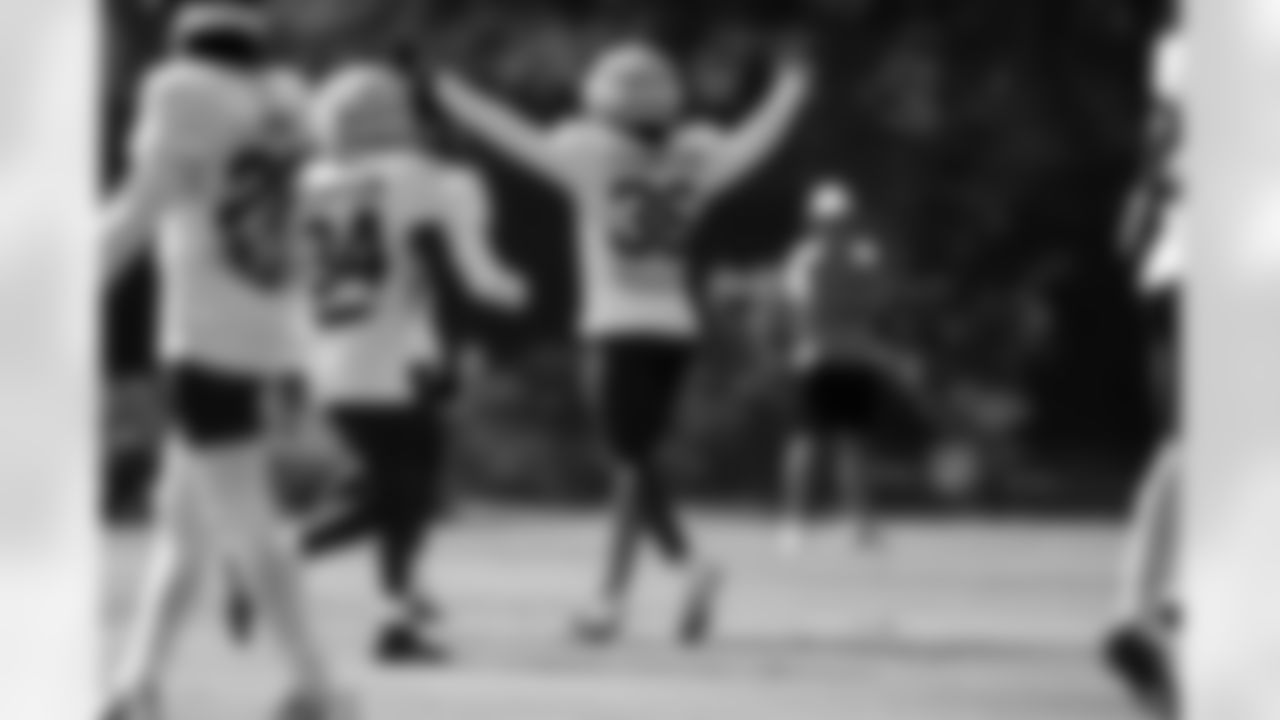 Arizona Cardinals safety Kitan Crawford (36) during practice at the Dignity Health Training Facility on Thursday, Nov. 13, 2025 in Tempe, AZ.