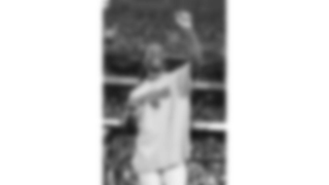 A happy Larry Fitzgerald after the Cardinals won the NFC title.