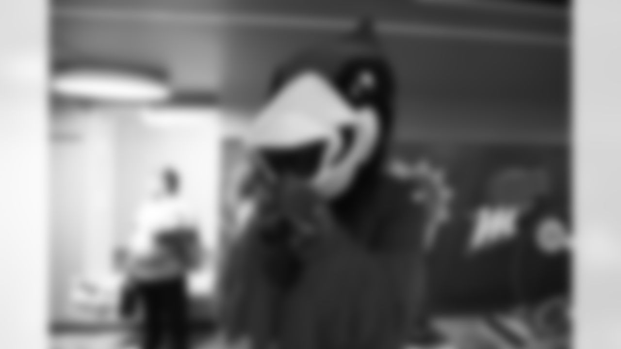 The Arizona Cardinals host a Bird Gang Birthday Bash for October birthdays at Phoenix Children's Hospital on Tuesday, Oct. 7, 2025 in Phoenix, AZ.