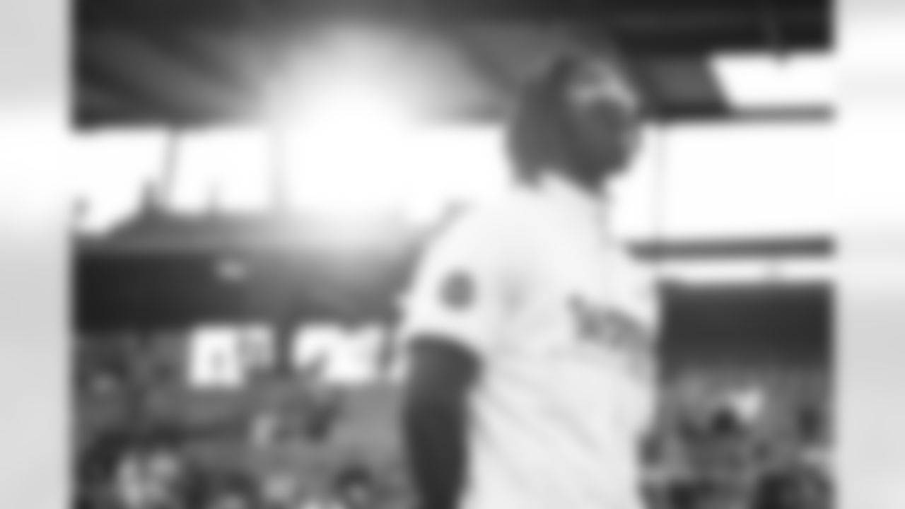 Arizona Cardinals quarterback Kyler Murray (1) hosts his inaugural Kyler Murray Foundation Charity Celebrity Softball Game at Salt River Fields at Talking Stick on Saturday, May 17, 2025 in Scottsdale, AZ.