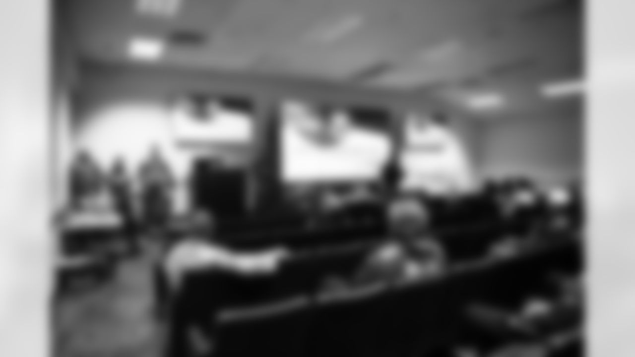 The Arizona Cardinals host TAPS, the Pat Tillman Foundation, Cox Charities, Folds of Honor, and civics educators on a KC-135 Stratotanker incentive flight featuring in-air refueling at Goldwater Air National Guard Base on Tuesday, Dec. 2, 2025 in Phoenix, AZ.