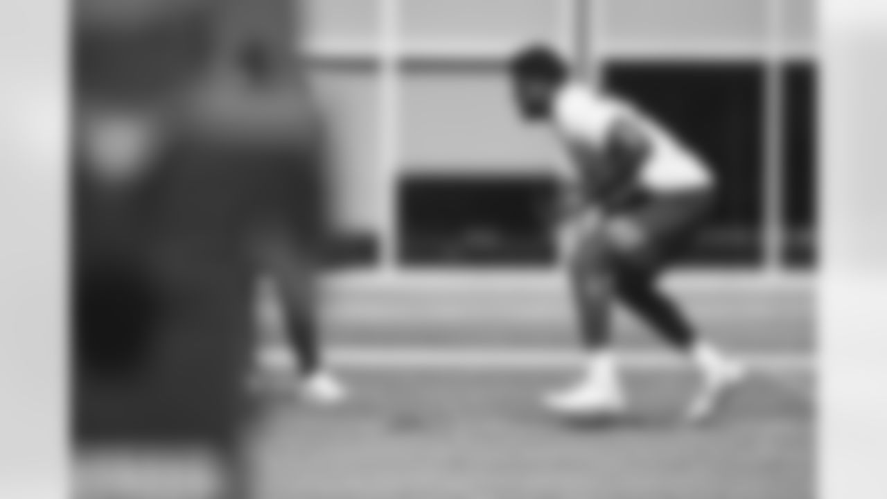 Arizona Cardinals offensive lineman Christian Jones (75) during Rookie Minicamp on Friday, May 10, 2024 in Tempe, AZ.