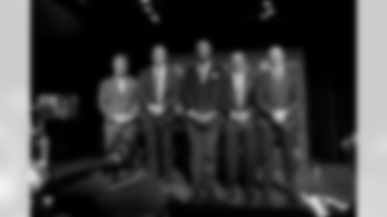 2026 Pro Football Hall of Fame inductee and former Arizona Cardinals wide receiver Larry Fitzgerald during NFL Honors at the Palace of Fine Arts on Thursday, Feb. 5, 2026 in San Francisco, CA.