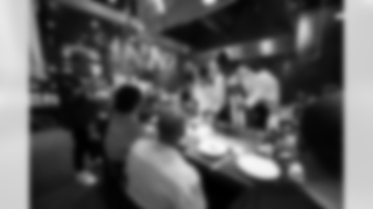 The Arizona Cardinals host veterans, members from the Pat Tillman Foundation, Civics leaders, and TAPS members at Benihana to honor those who serve on Monday, Nov. 10, 2025 in Tempe, AZ.