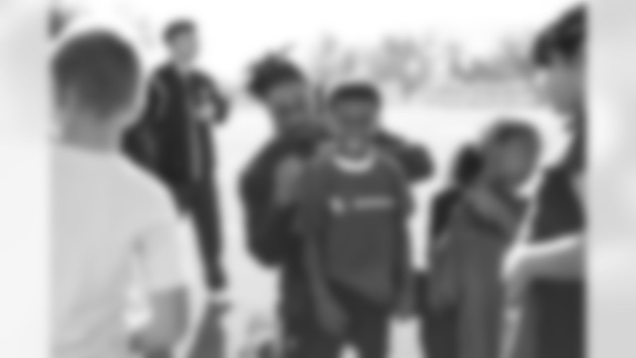 The Arizona Cardinals host a Youth Football Camp at Cesar Chavez High School presented by State Farm on Tuesday, Dec. 16, 2025 in Laveen Village, AZ.