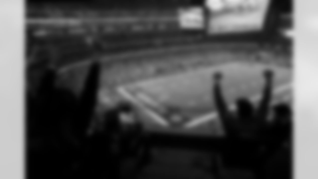 Fans from the inaugural Cardinals Premier Travel trip during the Week 9 regular season game between the Arizona Cardinals and the Dallas Cowboys on Monday, Nov. 3, 2025 in Arlington, TX.