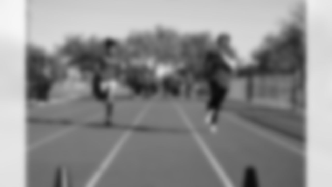 The Arizona Cardinals host a Youth Football Camp at Cesar Chavez High School presented by State Farm on Tuesday, Dec. 16, 2025 in Laveen Village, AZ.