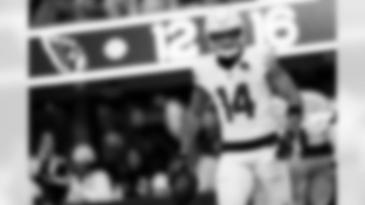 Arizona Cardinals wide receiver Michael Wilson (14) during the Week 18 regular season game between the Arizona Cardinals and the Los Angeles Rams on Sunday, Jan. 4, 2026 in Los Angeles, CA.