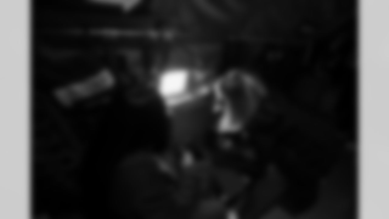 The Arizona Cardinals host TAPS, the Pat Tillman Foundation, Cox Charities, Folds of Honor, and civics educators on a KC-135 Stratotanker incentive flight featuring in-air refueling at Goldwater Air National Guard Base on Tuesday, Dec. 2, 2025 in Phoenix, AZ.