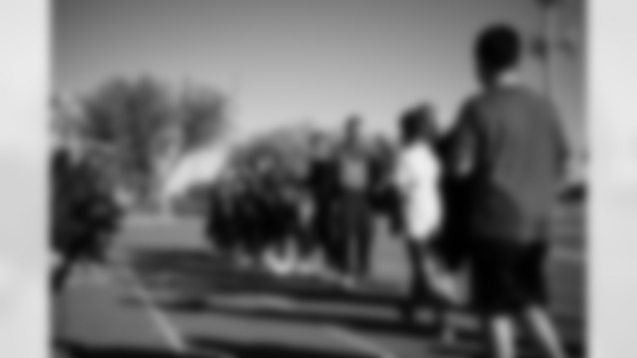 The Arizona Cardinals host a Youth Football Camp at Cesar Chavez High School presented by State Farm on Tuesday, Dec. 16, 2025 in Laveen Village, AZ.