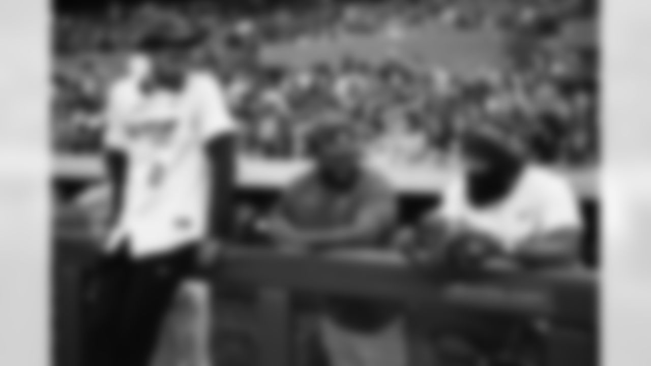 Arizona Cardinals quarterback Kyler Murray (1) hosts his inaugural Kyler Murray Foundation Charity Celebrity Softball Game at Salt River Fields at Talking Stick on Saturday, May 17, 2025 in Scottsdale, AZ.