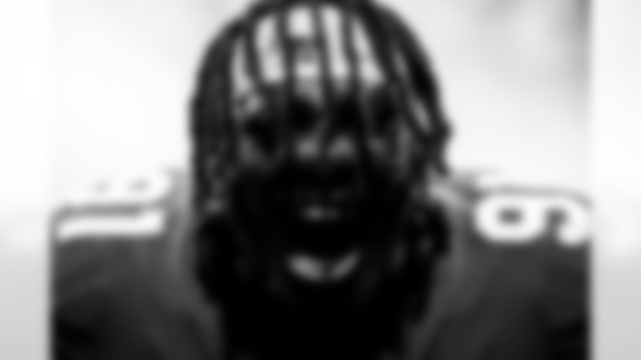 Arizona Cardinals defensive lineman L.J. Collier (91) during 2025 Media Day on Monday, June 2, 2025 in Tempe, AZ.