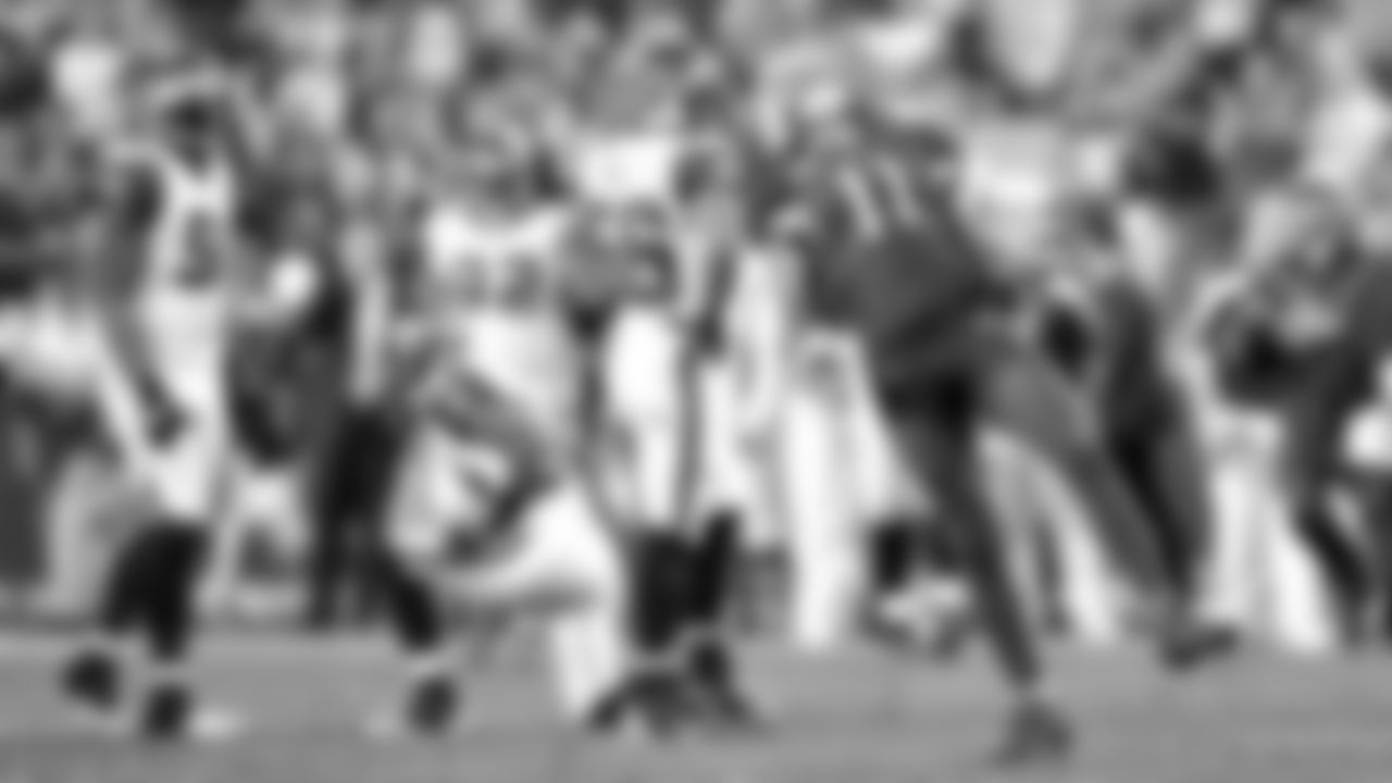 Larry Fitzgerald lets out his emotion during a game against the Seahawks in 2012.