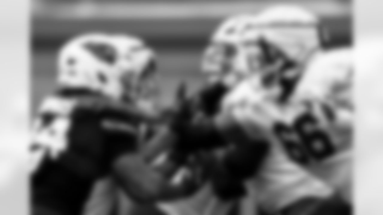 Arizona Cardinals offensive lineman Isaiah Adams (74) during practice at the Dignity Health Training Facility on Thursday, Oct. 9, 2025 in Tempe, AZ.