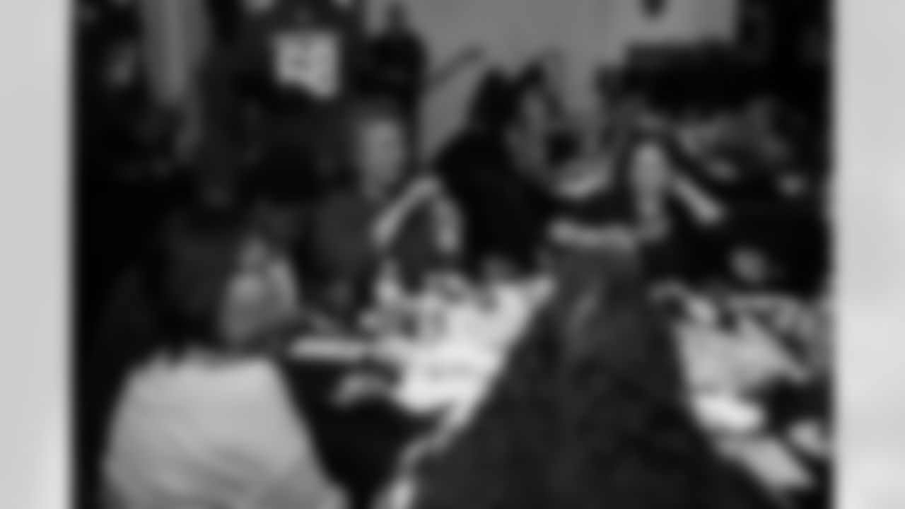 The Arizona Cardinals and Phoenix Rescue Mission host families for a Thanksgiving meal event on Monday, Nov. 24, 2025 in Phoenix, AZ.