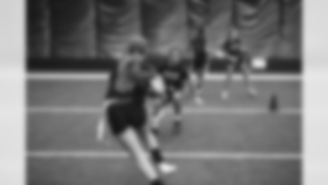 The Arizona Cardinals host local high school girls flag football teams for a skills and education camp Saturday, June 1, 2024 in Tempe, AZ.