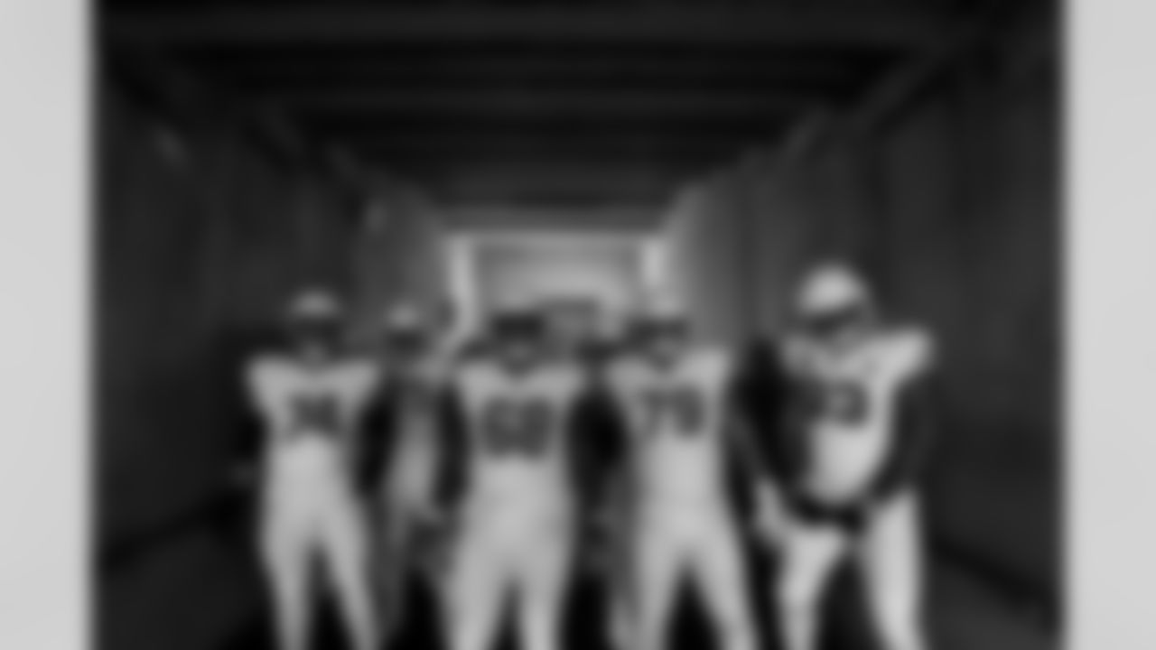 Arizona Cardinals offensive lineman Kelvin Beachum (68) , Arizona Cardinals offensive lineman Isaiah Adams (74), Arizona Cardinals defensive lineman Calais Campbell (93) and Arizona Cardinals defensive lineman PJ Mustipher (79) during the Week 15 regular season game between the Arizona Cardinals and the Houston Texans on Sunday, Dec. 14, 2025 in Houston, TX.