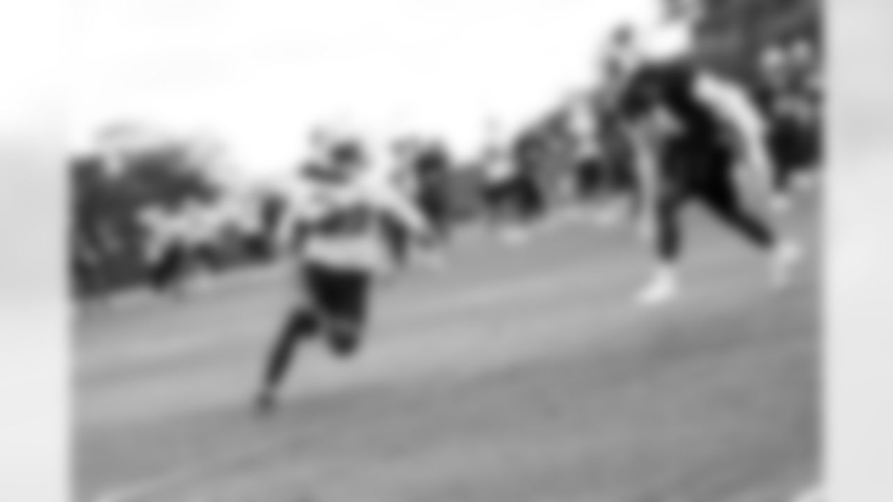 Arizona Cardinals running back Michael Carter (22) during practice at the Dignity Health Training Facility on Friday, Jan. 2, 2026 in Tempe, AZ.