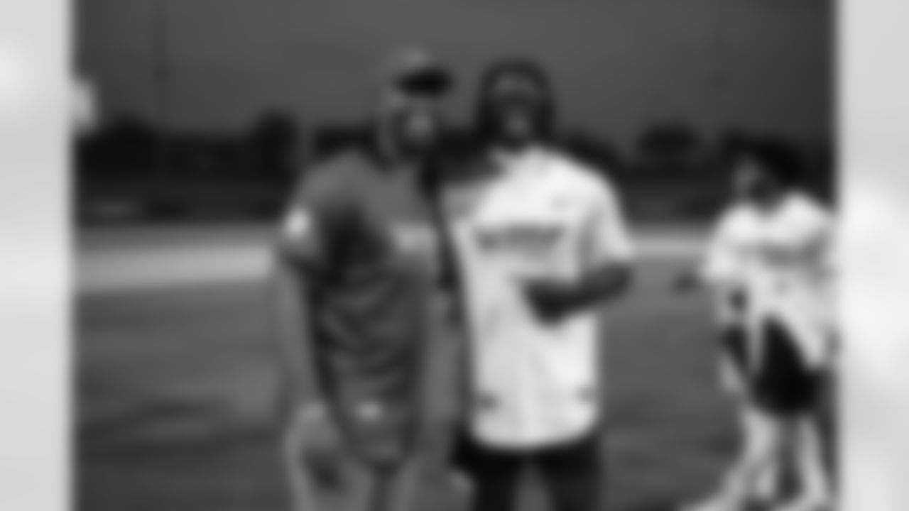 Arizona Cardinals quarterback Kyler Murray (1) hosts his inaugural Kyler Murray Foundation Charity Celebrity Softball Game at Salt River Fields at Talking Stick on Saturday, May 17, 2025 in Scottsdale, AZ.