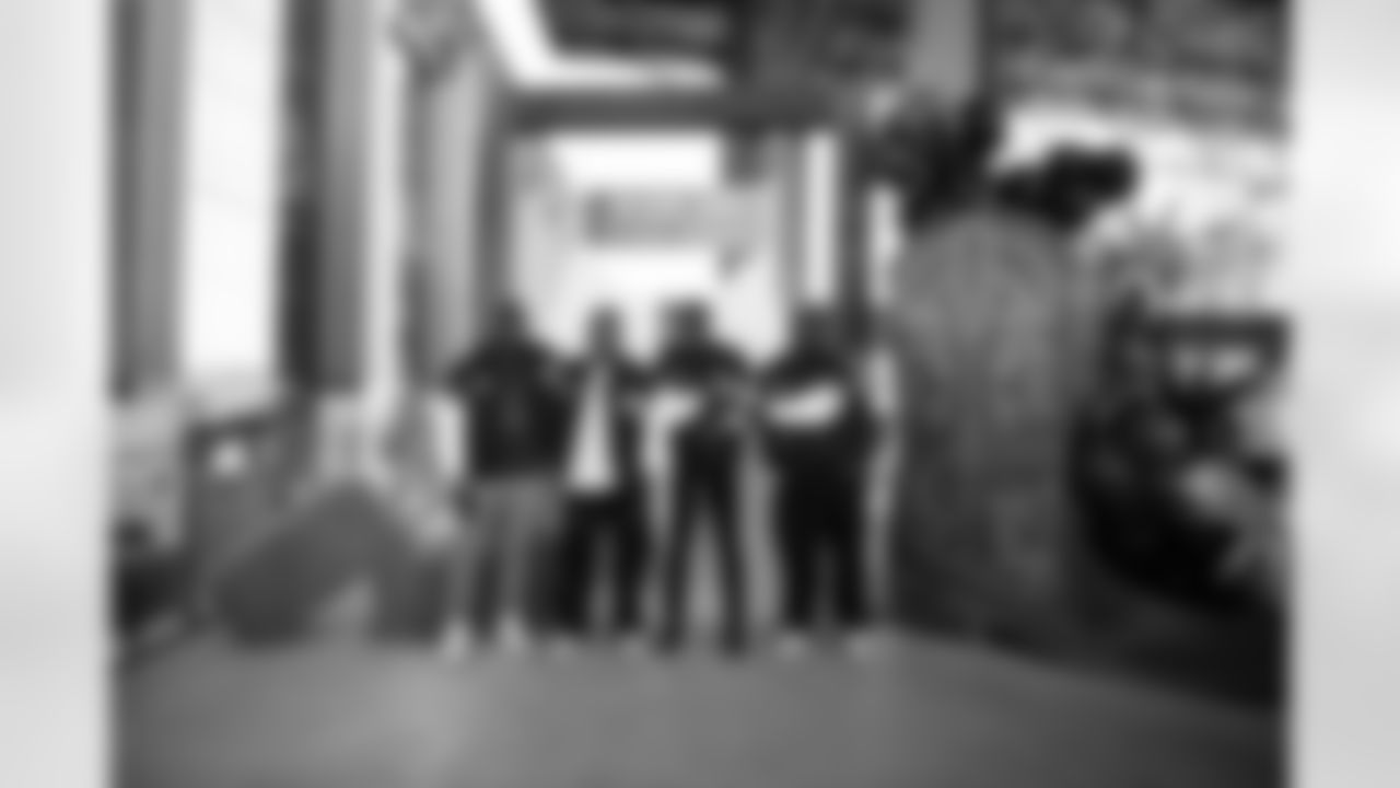 The Arizona Cardinals host a pregame tailgate during the inaugural Cardinals Premier Travel trip at PBR Texas on Monday, Nov. 3, 2025 in Arlington, TX.