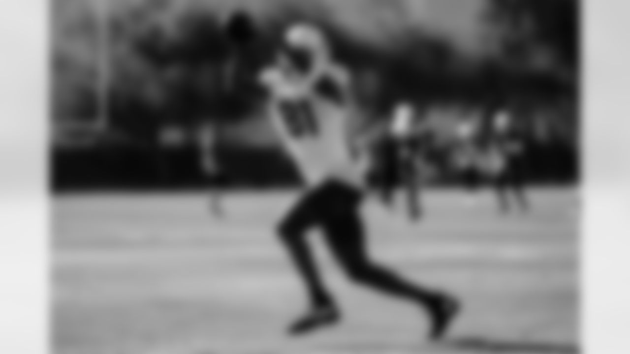 Arizona Cardinals wide receiver Trent Sherfield (81) during practice at the Dignity Health Training Facility on Thursday, Dec. 11, 2025 in Tempe, AZ.