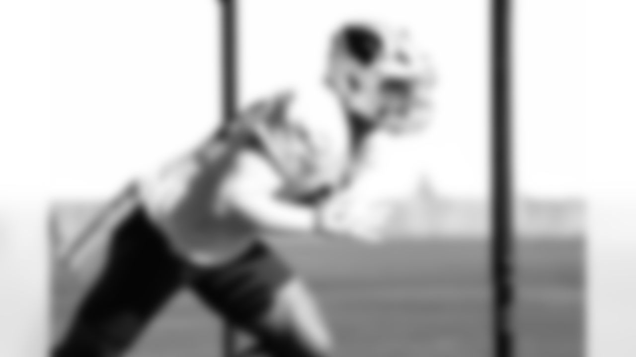 Arizona Cardinals linebacker Eku Leota (54) during practice at the Dignity Health Training Facility on Wednesday, Dec. 3, 2025 in Tempe, AZ.