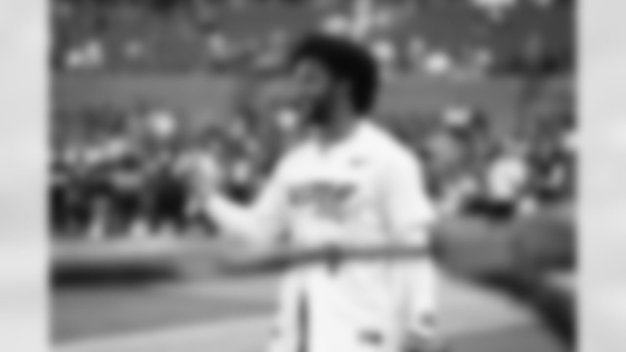Arizona Cardinals quarterback Kyler Murray (1) hosts his inaugural Kyler Murray Foundation Charity Celebrity Softball Game at Salt River Fields at Talking Stick on Saturday, May 17, 2025 in Scottsdale, AZ.