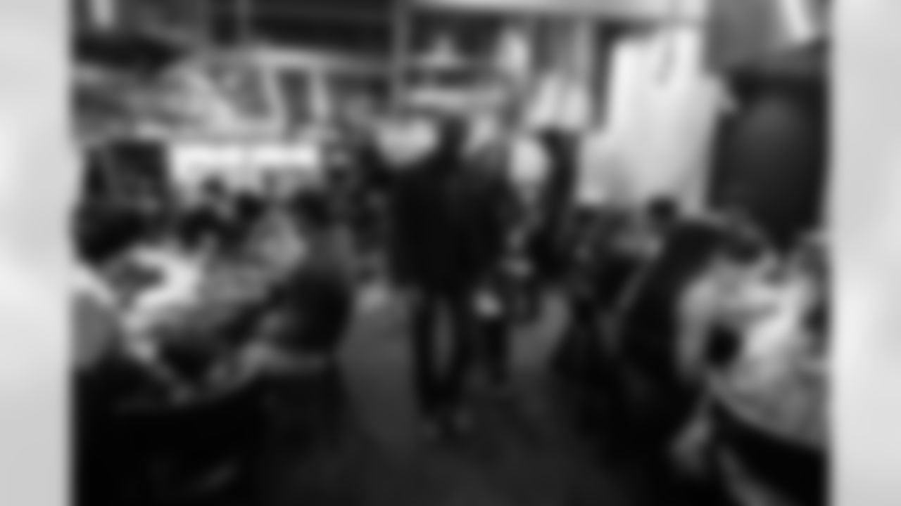 The Arizona Cardinals host veterans, members from the Pat Tillman Foundation, Civics leaders, and TAPS members at Benihana to honor those who serve on Monday, Nov. 10, 2025 in Tempe, AZ.