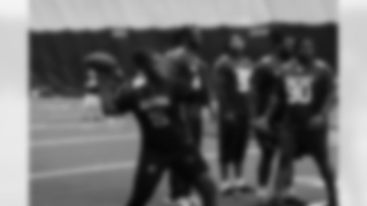 The Arizona Cardinals 2025 rookie class hosts a girls flag football skills camp presented by Dignity Health at the Dignity Health Training Facility on Saturday, June 7, 2025 in Tempe, AZ.