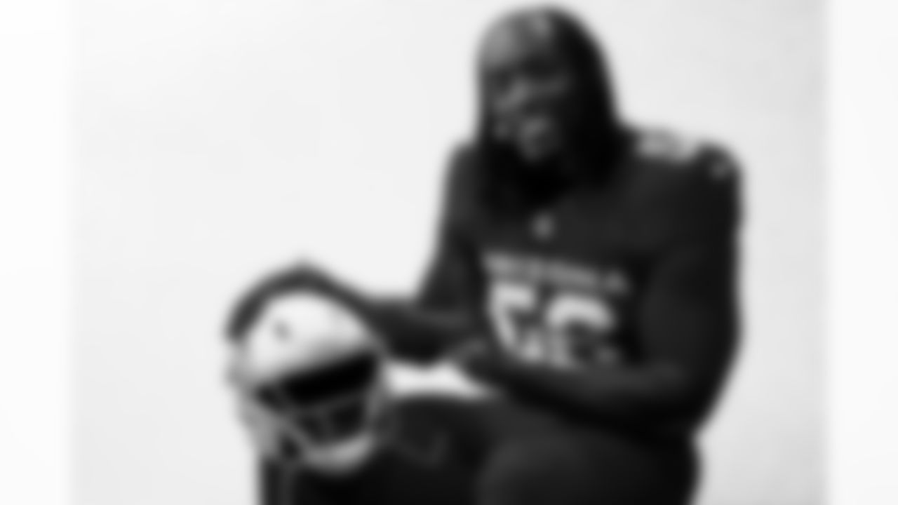 Arizona Cardinals defensive lineman Darius Robinson (56) during 2025 Media Day on Monday, June 9, 2025 in Tempe, AZ.