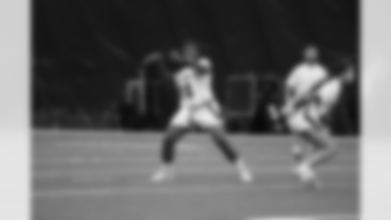 The Arizona Cardinals 2025 rookie class hosts a girls flag football skills camp presented by Dignity Health at the Dignity Health Training Facility on Saturday, June 7, 2025 in Tempe, AZ.