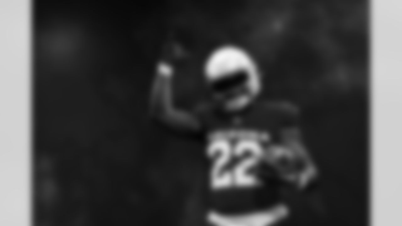 Arizona Cardinals running back Michael Carter (22) during 2025 Media Day on Monday, June 9, 2025 in Tempe, AZ.