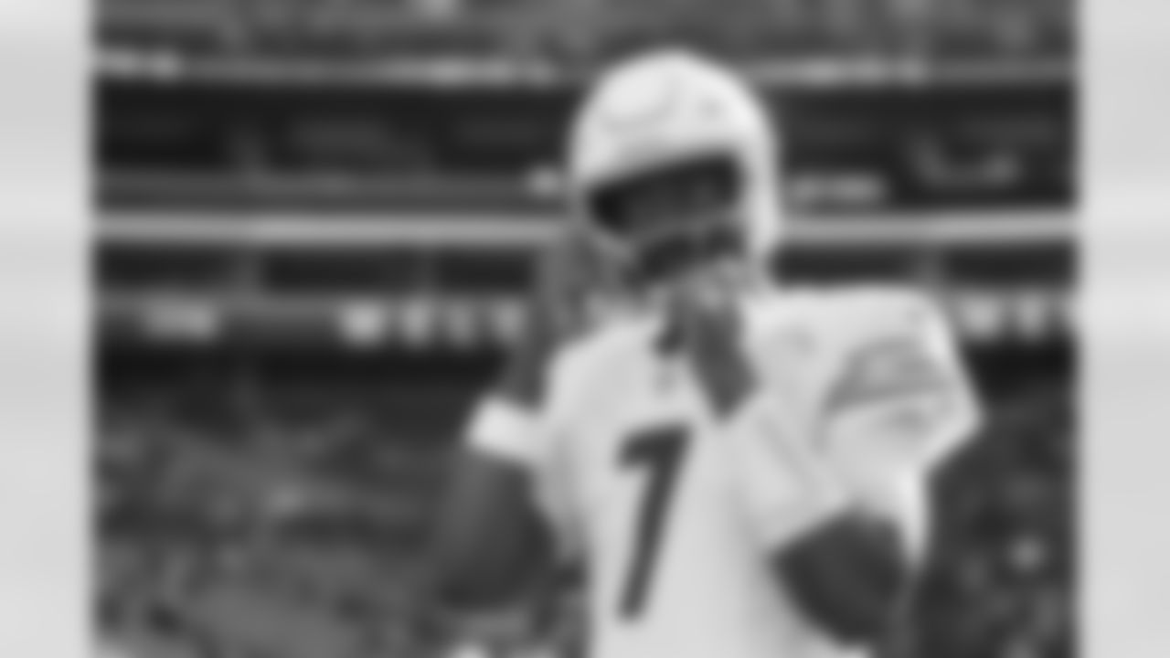 Arizona Cardinals quarterback Jacoby Brissett (7) during the Week 10 regular season game between the Arizona Cardinals and the Seattle Seahawks on Sunday, Nov. 9, 2025 in Seattle, WA.