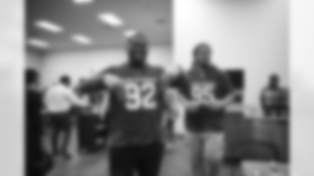 The Arizona Cardinals serve holiday meals at Phoenix Rescue Mission on Monday, Nov. 20, 2023 in Phoenix, AZ.