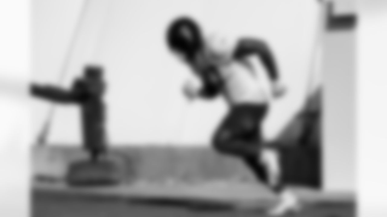 Arizona Cardinals linebacker Channing Tindall (47) during practice at the Dignity Health Training Facility on Thursday, Nov. 13, 2025 in Tempe, AZ.