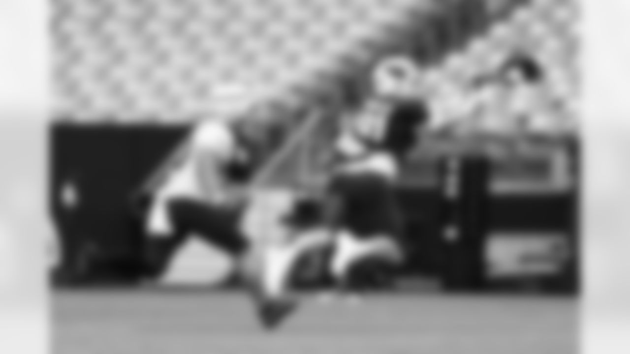 Arizona Cardinals tight end Travis Vokolek (81) during 2025 Training Camp on Friday, August 1, 2025 at State Farm Stadium.