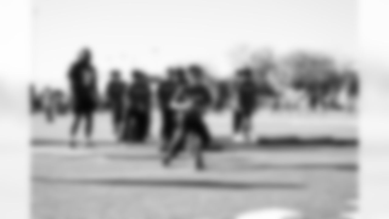 The Arizona Cardinals host a Youth Football Camp at Cesar Chavez High School presented by State Farm on Tuesday, Dec. 16, 2025 in Laveen Village, AZ.