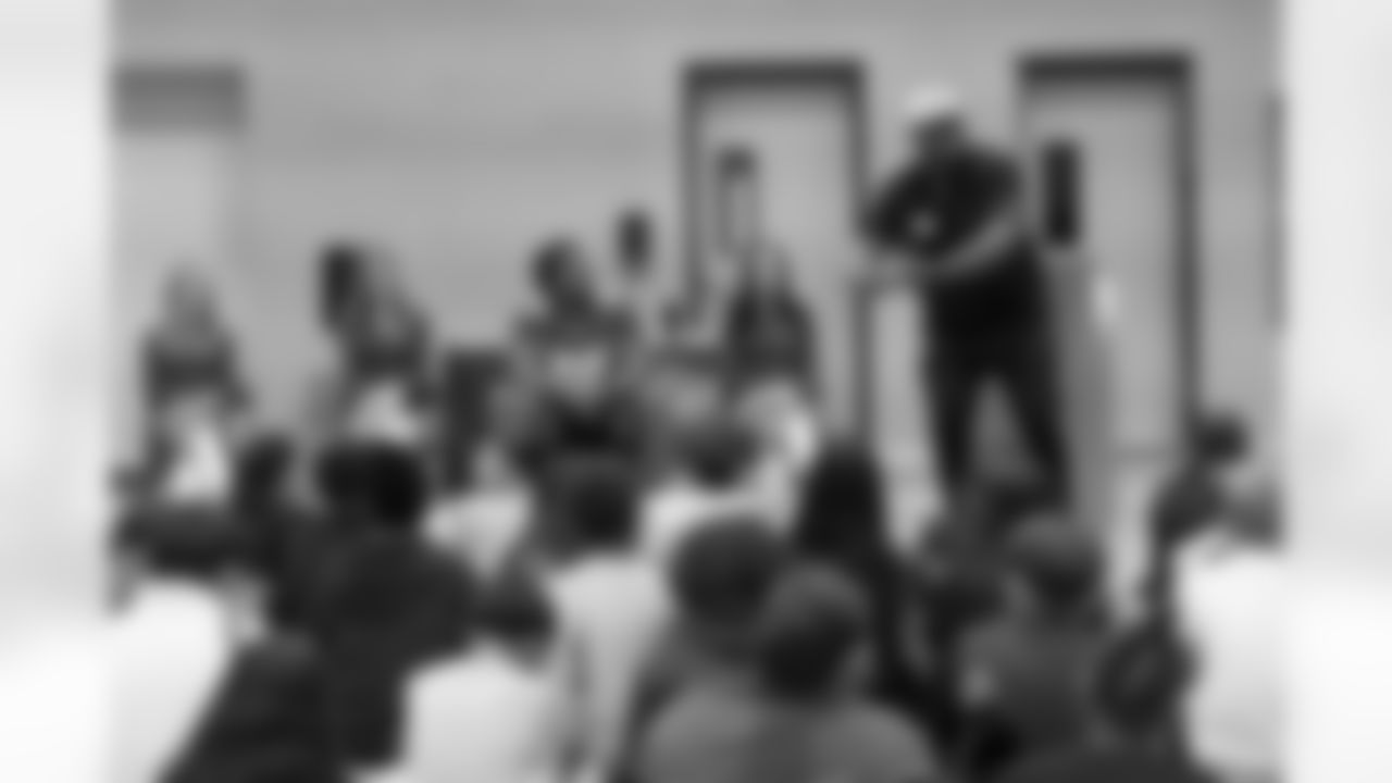 The Arizona Cardinals partner with notMYkid to host a Mental Health Matters Day at Champion Schools on Friday, May 9, 2025 in Chandler, AZ.