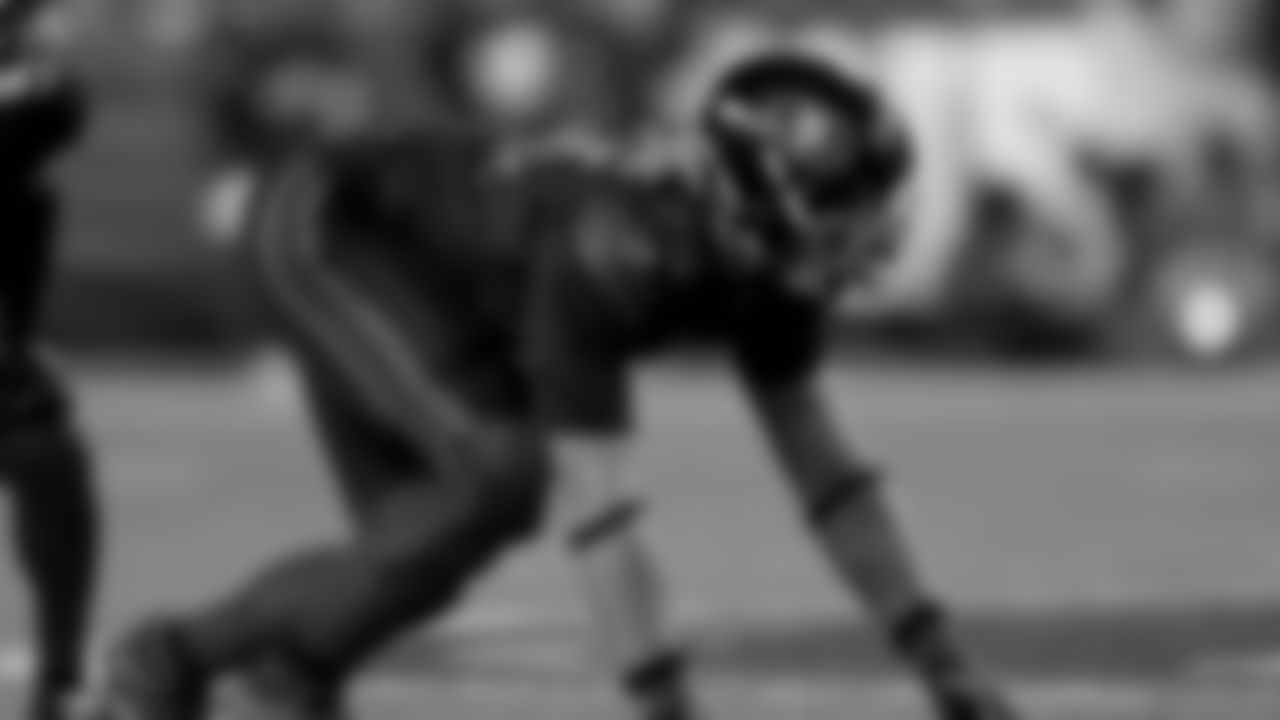 San Francisco 49ers defensive end Yetur Gross-Matos (94) rushes during an NFL football game against the Seattle Seahawks, Saturday Jan. 03, 2026, in Santa Clara, Calif. (AP Photo/Scot Tucker)