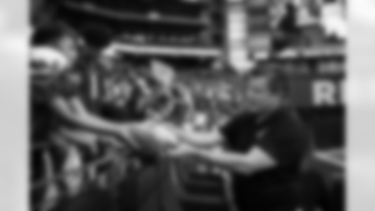 Fans with Arizona Cardinals Owner Michael Bidwill during 2025 Training Camp on Saturday, Aug. 2, 2025 at State Farm Stadium.