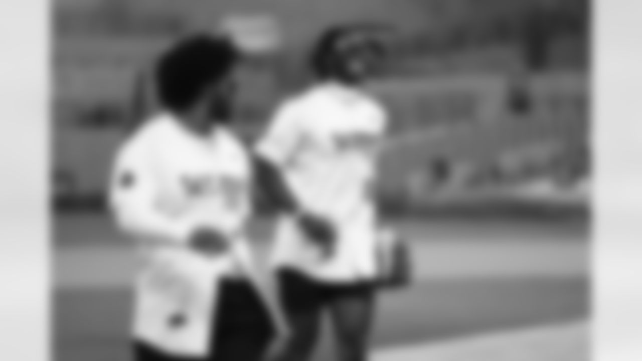 Arizona Cardinals quarterback Kyler Murray (1) hosts his inaugural Kyler Murray Foundation Charity Celebrity Softball Game at Salt River Fields at Talking Stick on Saturday, May 17, 2025 in Scottsdale, AZ.
