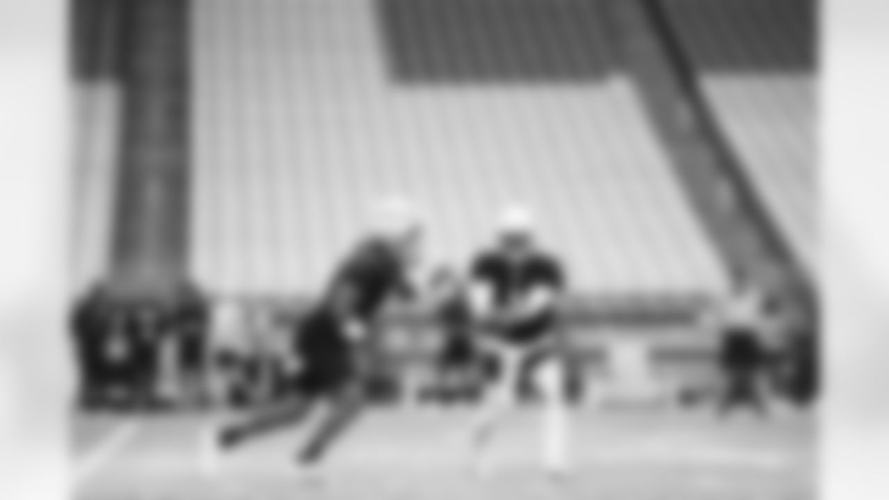 Arizona Cardinals quarterback Kyler Murray (1) and Arizona Cardinals running back James Conner (6) during 2024 Cardinals Training Camp at State Farm Stadium on Tuesday, August 6, 2024.
