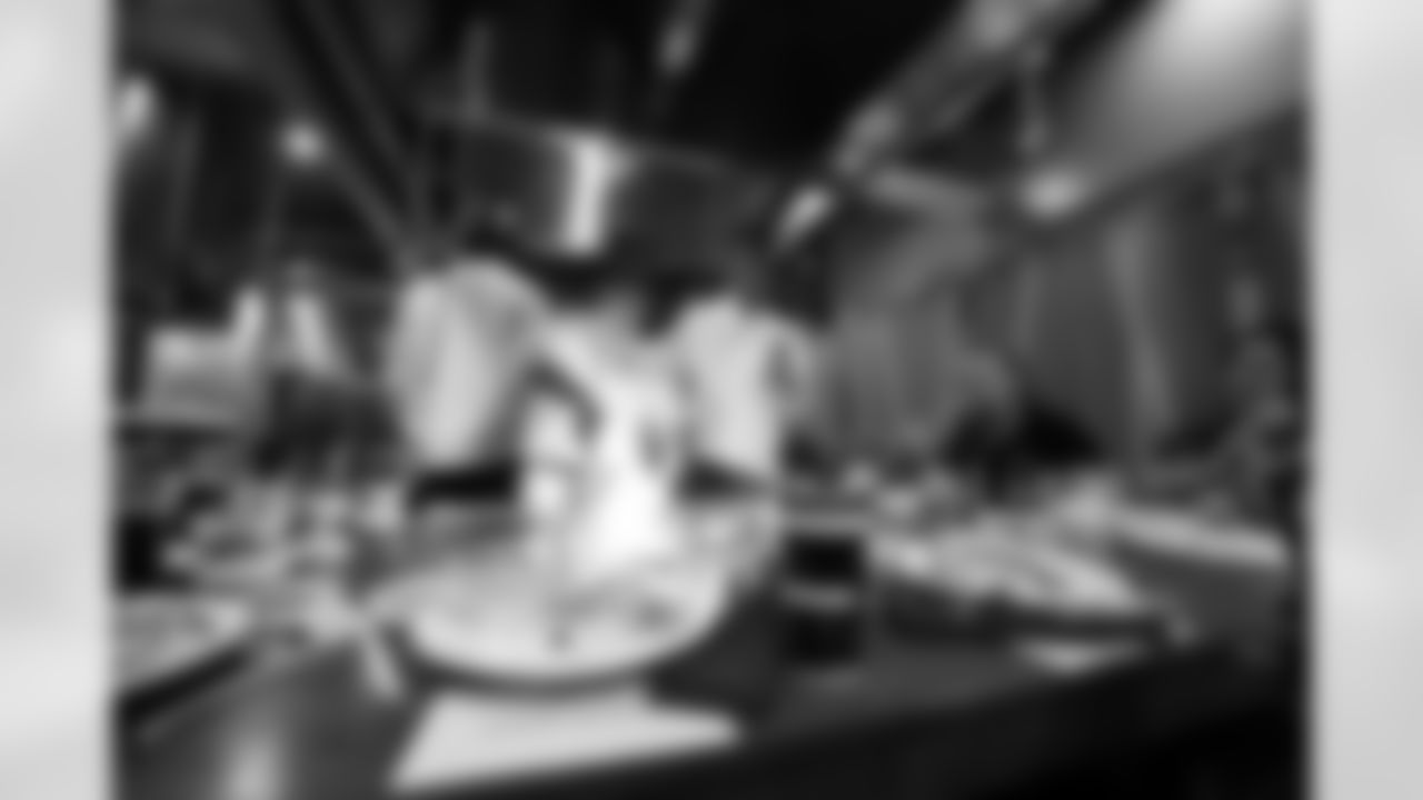 The Arizona Cardinals host veterans, members from the Pat Tillman Foundation, Civics leaders, and TAPS members at Benihana to honor those who serve on Monday, Nov. 10, 2025 in Tempe, AZ.