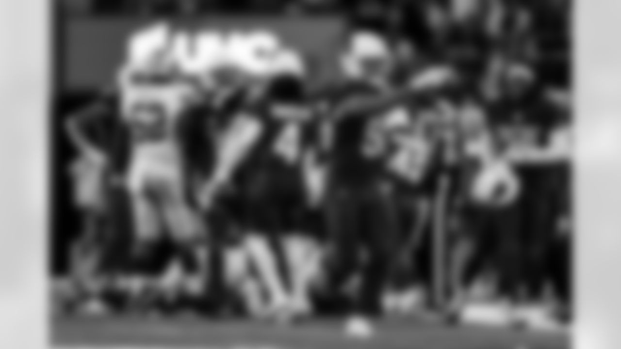 Arizona Cardinals linebacker Cody Simon (50) during the Week 9 regular season game between the Arizona Cardinals and the Dallas Cowboys on Monday, Nov. 3, 2025 in Arlington, TX.