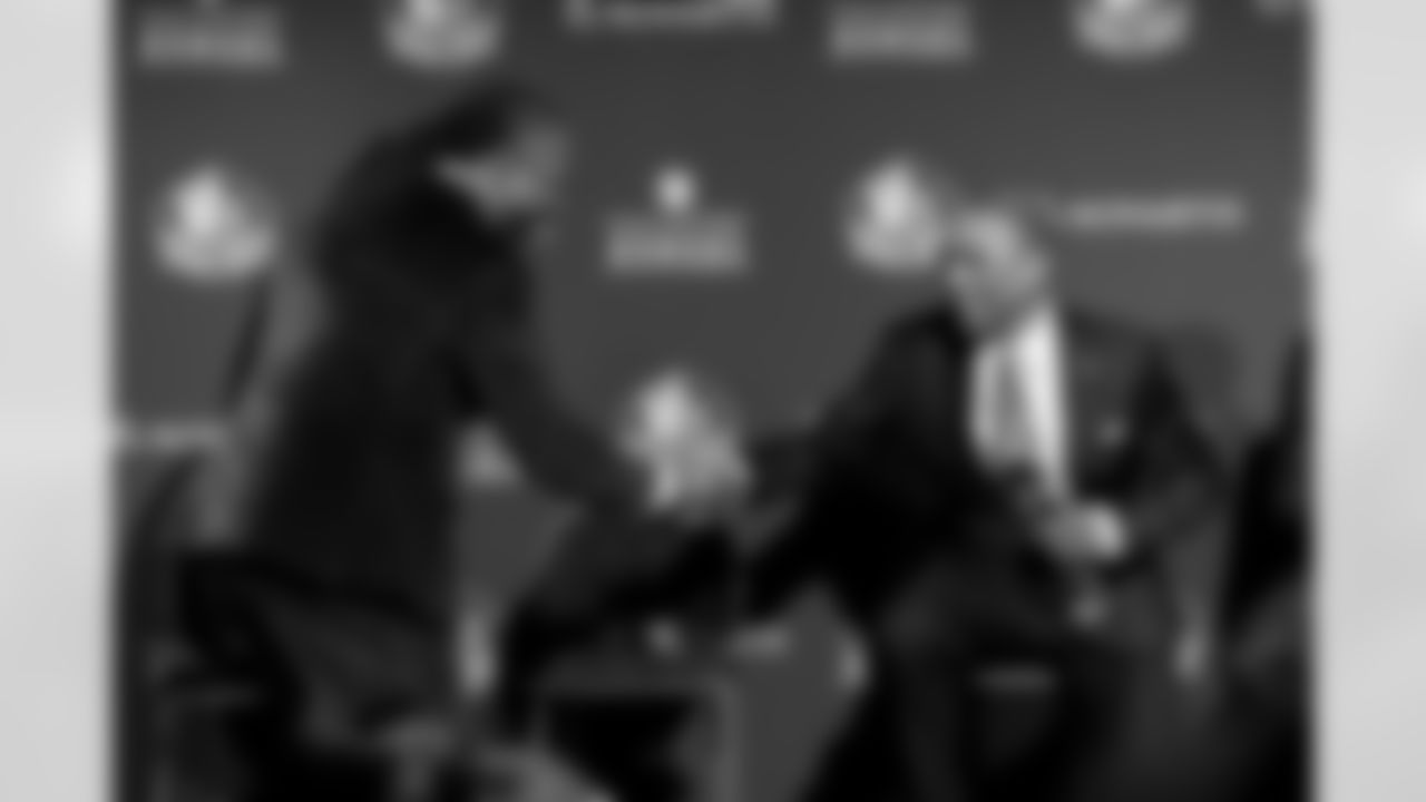 2026 Pro Football Hall of Fame inductee and former Arizona Cardinals wide receiver Larry Fitzgerald during NFL Honors at the Palace of Fine Arts on Thursday, Feb. 5, 2026 in San Francisco, CA.