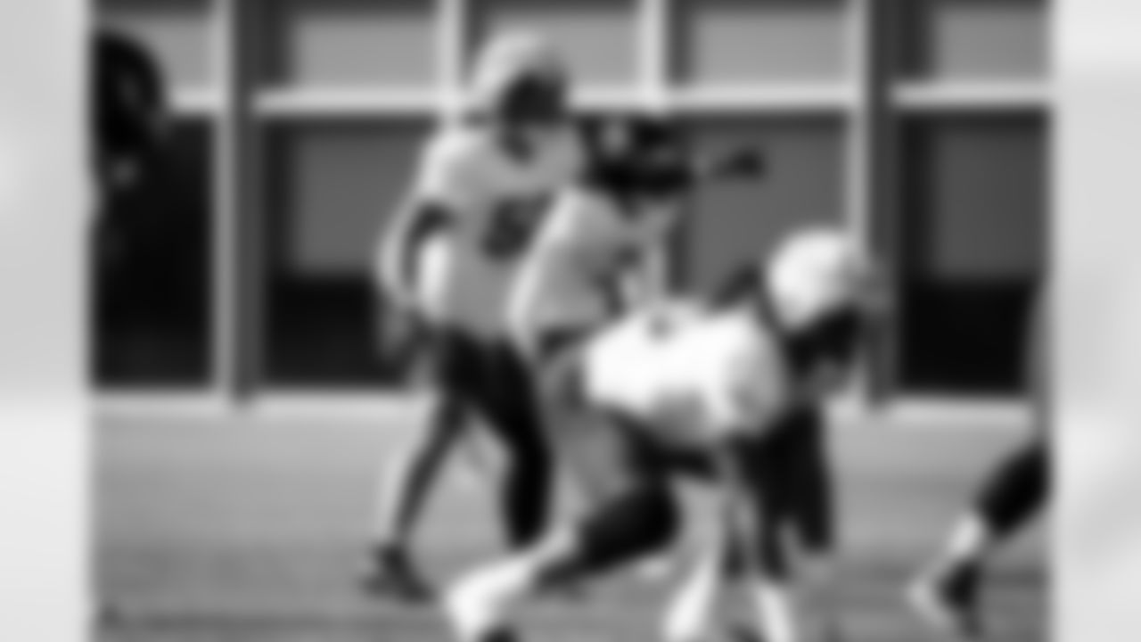 Arizona Cardinals linebacker Cody Simon (50) during practice at the Dignity Health Training Facility on Thursday, Nov. 13, 2025 in Tempe, AZ.