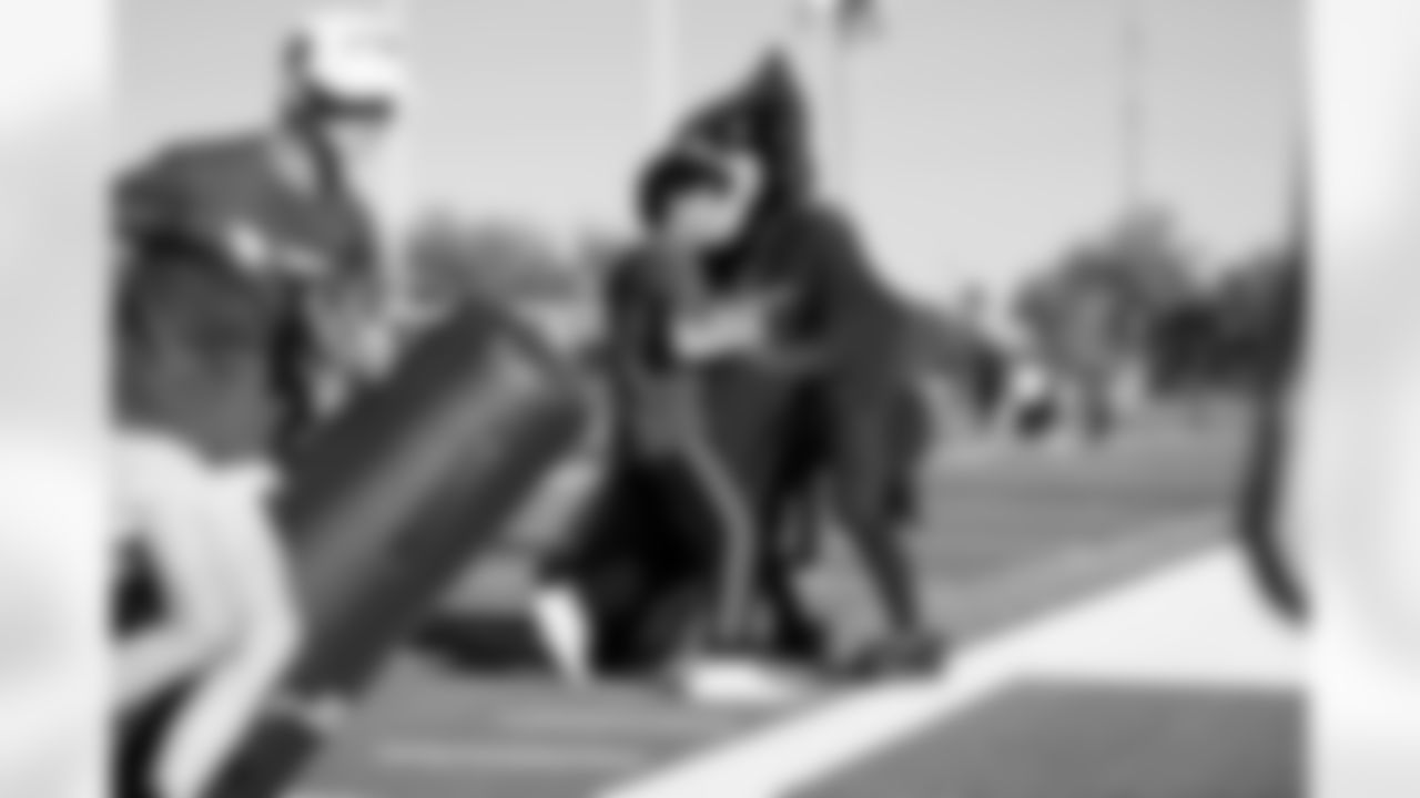 The Arizona Cardinals host a Youth Football Camp at Cesar Chavez High School presented by State Farm on Tuesday, Dec. 16, 2025 in Laveen Village, AZ.