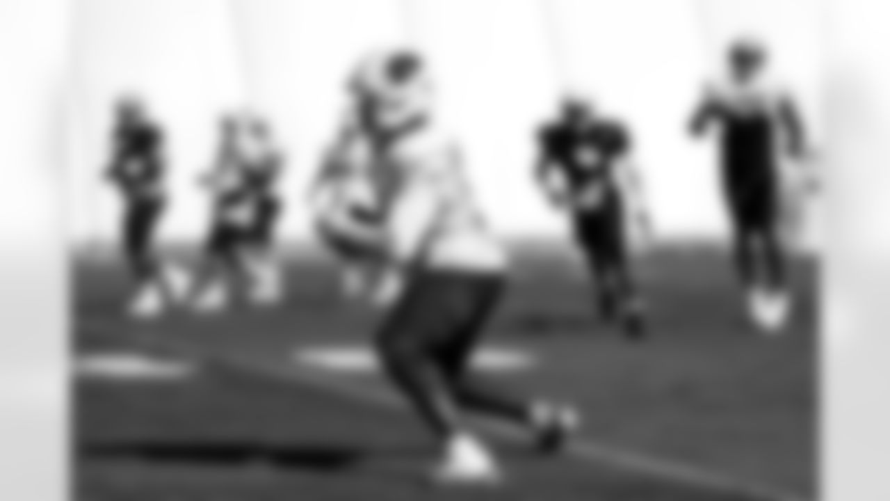 Arizona Cardinals running back Emari Demercado (31) during practice at the Dignity Health Training Facility on Thursday, Nov. 6, 2025 in Tempe, AZ.