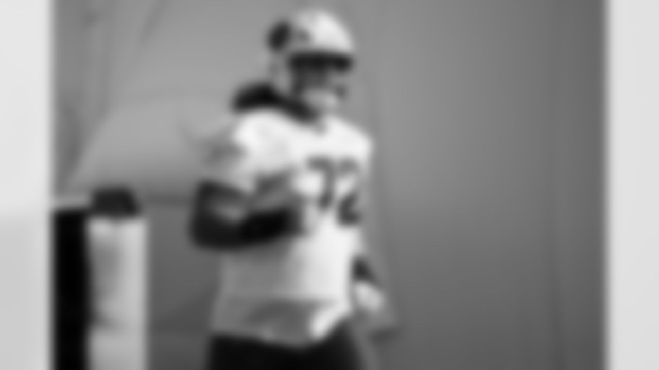Arizona Cardinals offensive lineman Hjalte Froholdt (72) during practice at the Dignity Health Training Facility on Wednesday, December 11, 2024 in Tempe, AZ.